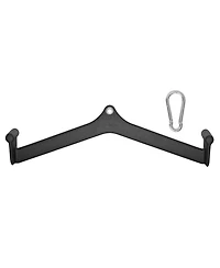Hongge Lat Pulldown V-Bar Cable Machine Attachment Solid Steel with Rubber Coated Grips Rated to 1212 lbs