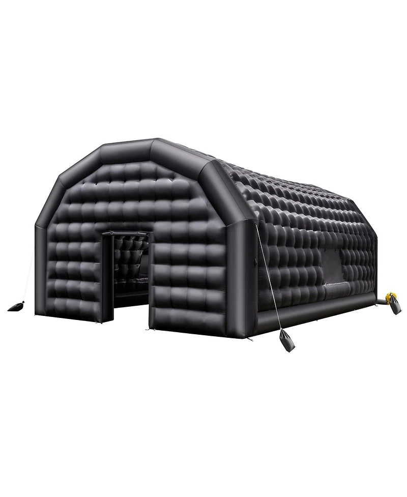 Hongge Giant 26.2 x 19.7 x 13.1 feet Inflatable Nightclub Tent with 1100W Blower for Weddings and Events