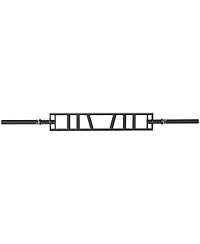 Hongge Multi-Grip Swiss Barbell 2 in with 3 Knurled Grip Positions 550 lbs Capacity and 2 Collars