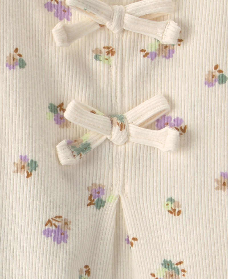 Carter's Baby Girls' Floral Print Top and Pants, 2-Piece Set