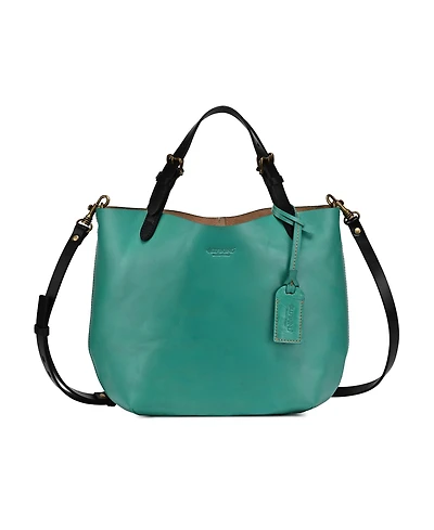 Old Trend Women's Genuine Leather Dip Dye Tote