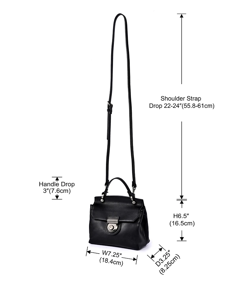Old Trend Women's Genuine Leather Cypress Crossbody Bag