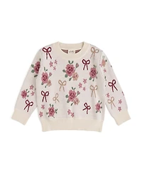 Sweet Wink Toddler Girls Coquette Rose Sweater