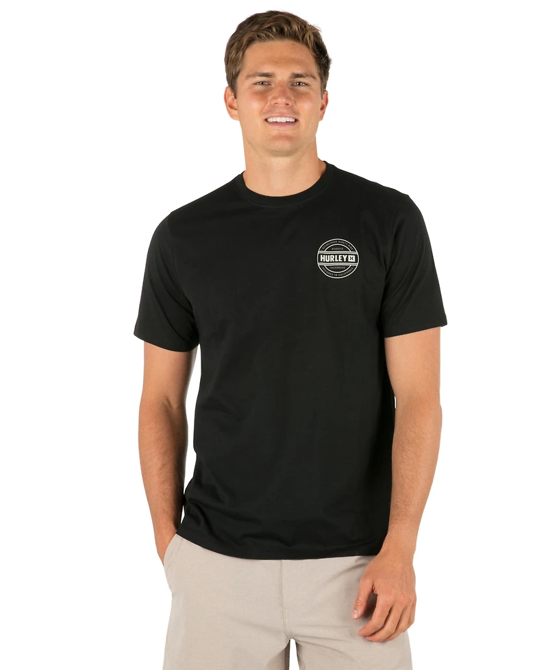 Hurley Men's Classic Crewneck Short-Sleeve T-Shirt