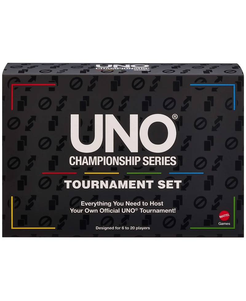 Mattel Uno Championship Series Tournament 224 Cards Card Game, Ages 7+