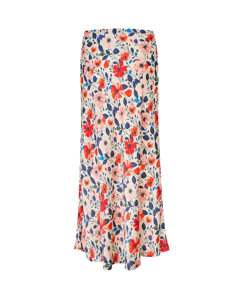 Masai Copenhagen Women's High-Waist Floral Midi Skirt