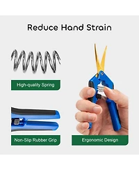 Xdovet Pruning Shears Gardening Hand Snips Stainless Steel