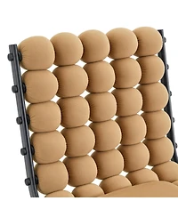 Streamdale Furniture Set of 2 Velvet Bubble Dining Chairs with Legs