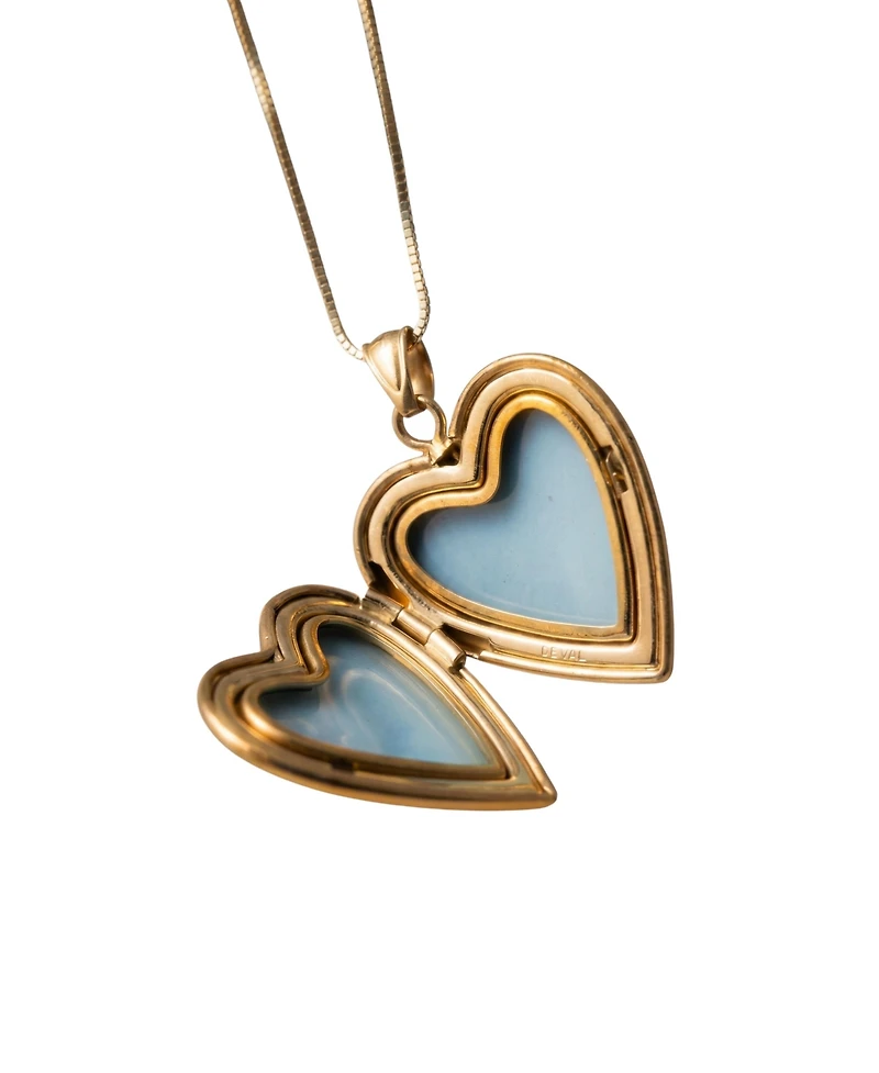 The M Jewelers Heart Locket Necklace