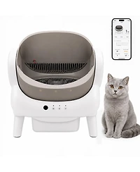 Cumrige WiFi Self-Cleaning Litter Box for Multiple Cats