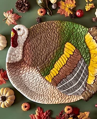 Fitz and Floyd Thanksgiving Traditional Large Platter