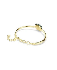 Swarovski Gold-Tone Plated Green Crystal Bracelet