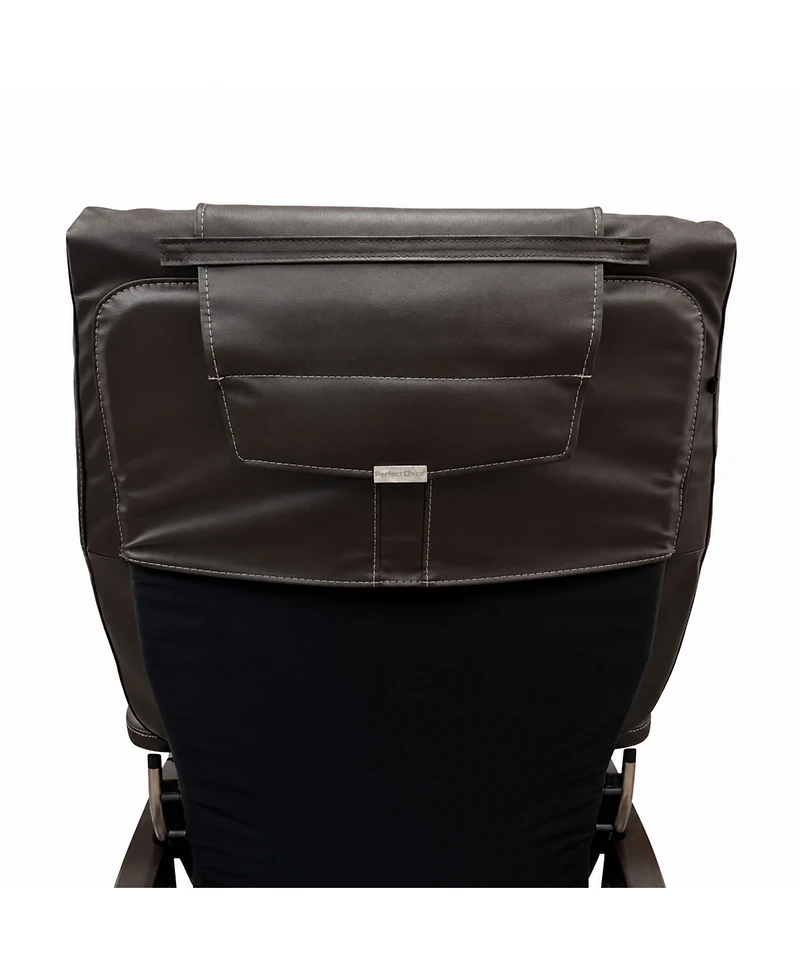 Human Touch Pc-350 Omni-Motion Limited, Dark Walnut, Espresso Pad, Top Grain Leather Zero Gravity Recliner