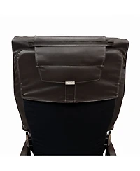 Human Touch Pc-350 Omni-Motion Limited, Dark Walnut, Espresso Pad, Top Grain Leather Zero Gravity Recliner