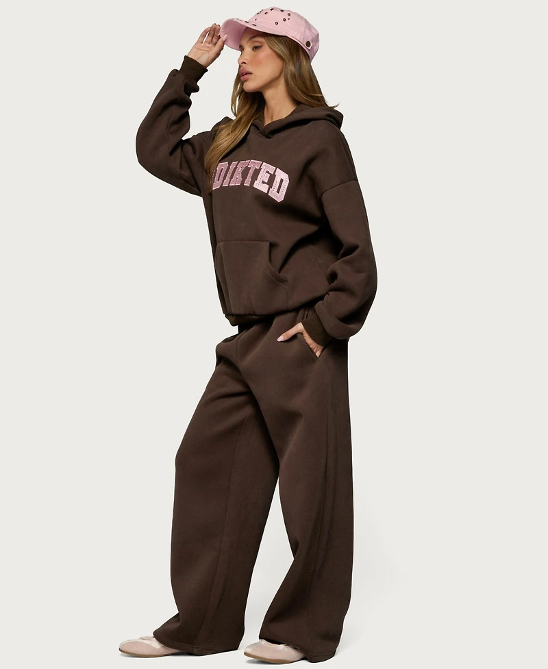 Edikted Women's Glow Rhinestone Hoodie