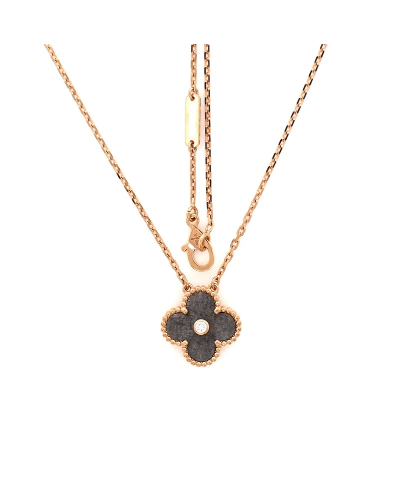 Pre-Owned Van Cleef and Arpels Vintage Alhambra Pendant Necklace