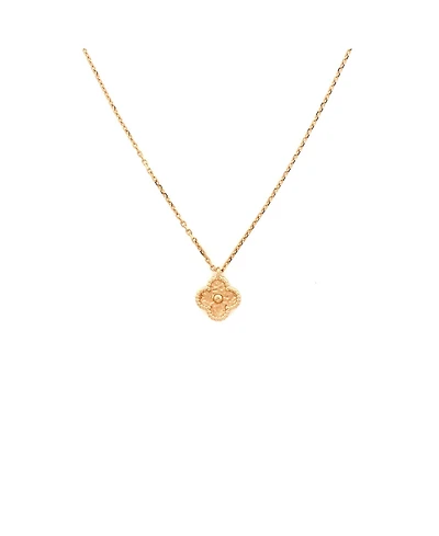 Pre-Owned Van Cleef and Arpels Sweet Alhambra Pendant Necklace