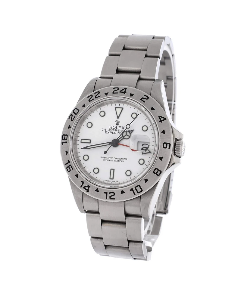 Pre-Owned Rolex Oyster Perpetual Explorer Ii Automatic Watch in Stainless Steel 40mm
