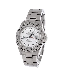 Pre-Owned Rolex Oyster Perpetual Explorer Ii Automatic Watch in Stainless Steel 40mm