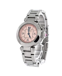 Pre-Owned Cartier Pasha de Cartier Quartz Watch in Stainless Steel 27mm