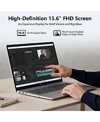 Hp 15.6" Fhd Touchscreen Laptop, Intel Core Ultra 5 225U, Intel Graphics, 32GB DDR5, 2TB Ssd, Wi-Fi 6, Win11 Home, White