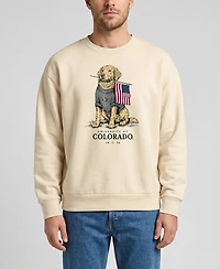 Uscape Apparel Men's and Women's Cream Colorado Buffaloes Americana Good Boy Ribbed Premium Sweatshirt