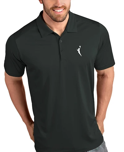 Antigua Men's Charcoal Wnba Logowoman Tribute Polo Shirt