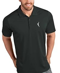 Antigua Men's Charcoal Wnba Logowoman Tribute Polo Shirt