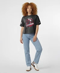 Champion Women's Cleveland Guardians Graphic Oversized-Fit T-Shirt