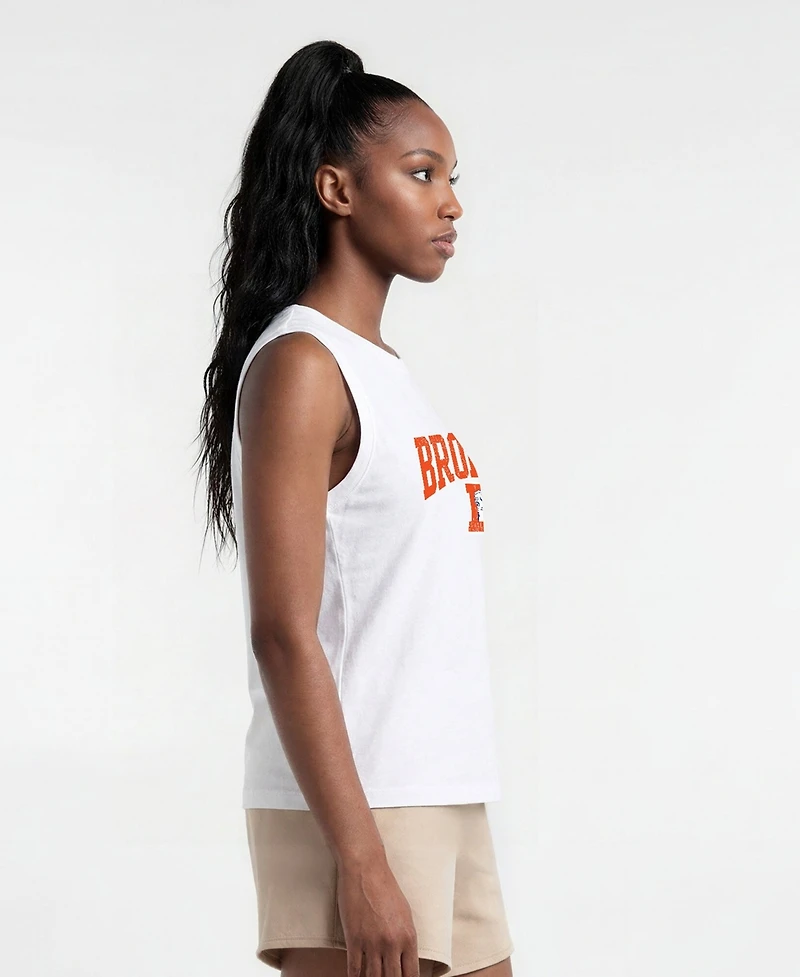 Champion Women's Denver Broncos Crewneck Muscle Tank Top