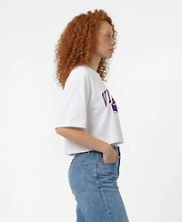 Champion Women's Minnesota Vikings Cropped Oversized T-Shirt