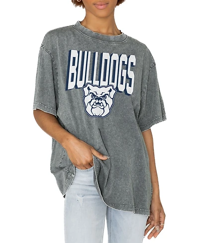 Gameday Couture Women's Gray Butler Bulldogs Solid Defense Oversized T-Shirt