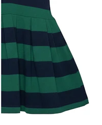 Hope & Henry Toddler Girls (2T - 5T) Organic Puff Sleeve Pique Polo Dress