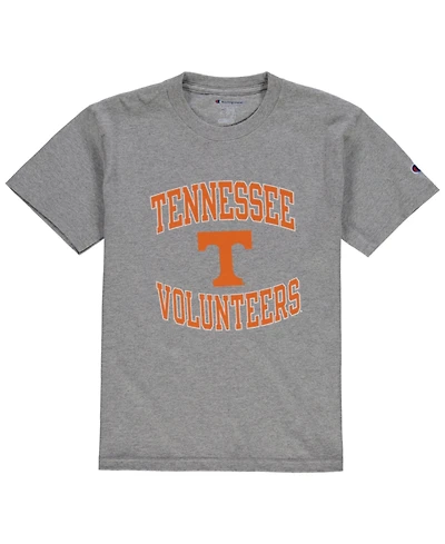 Champion Big Boys and Girls Gray Tennessee Volunteers Circling Team Jersey T-Shirt