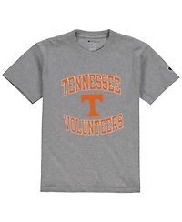 Champion Big Boys and Girls Gray Tennessee Volunteers Circling Team Jersey T-Shirt