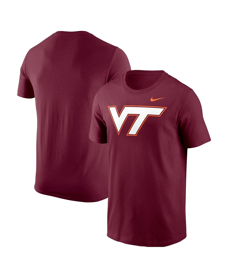 Nike Men's Maroon Virginia Tech Hokies Logo T-Shirt