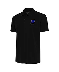 Antigua Men's Black Chase Elliott Tribute Polo Shirt