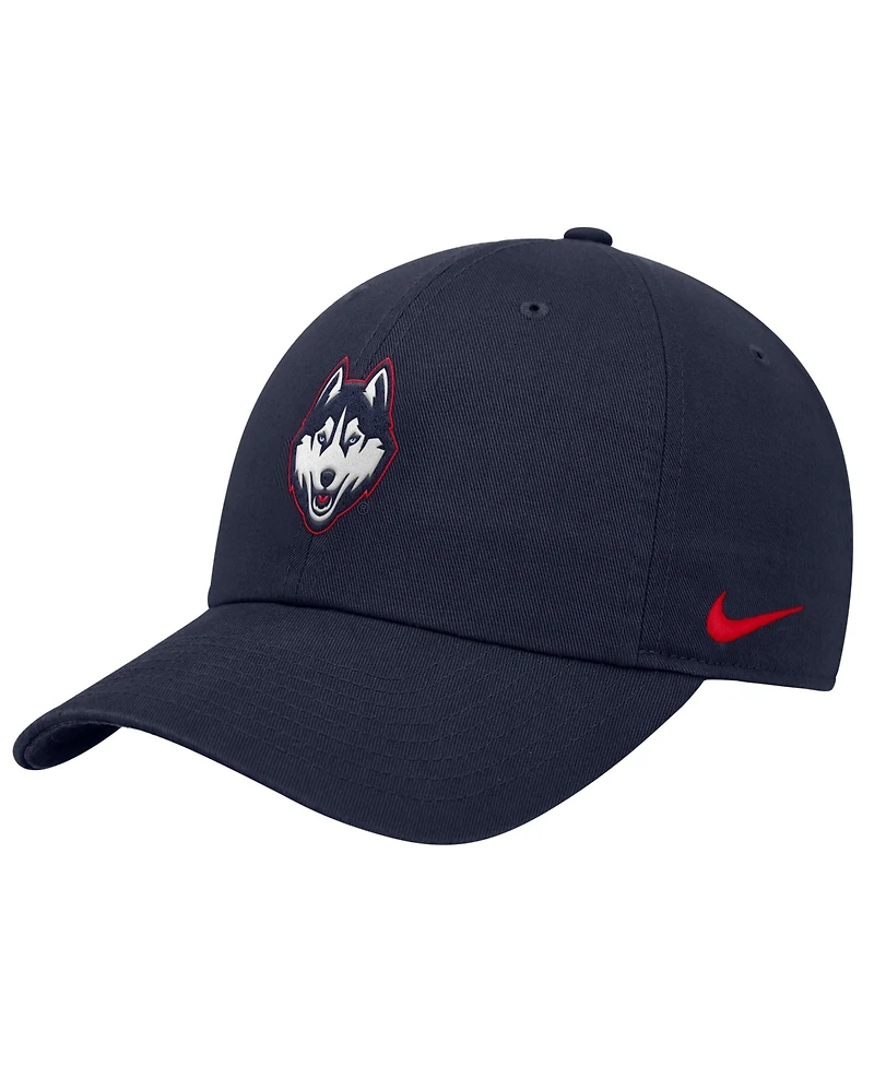 Nike Men's Navy UConn Huskies 2026 Sideline Club Adjustable Hat