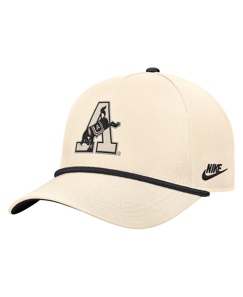 Nike Men's Natural Army Black Knights Vintage Rope Rise Adjustable Hat