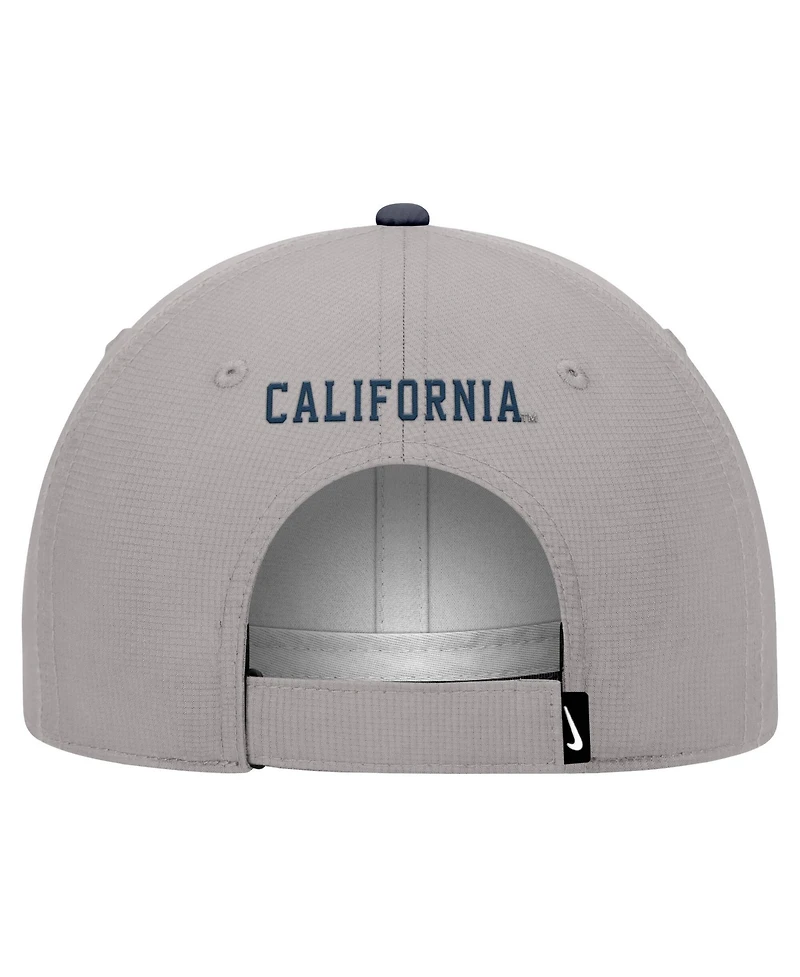 Nike Men's Gray Cal Bears Ripstop Dri-fit Adjustable Hat