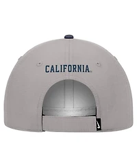 Nike Men's Gray Cal Bears Ripstop Dri-fit Adjustable Hat