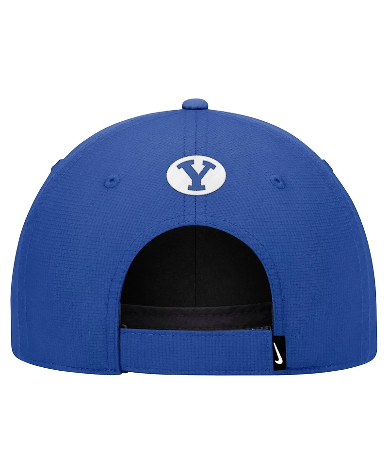Nike Men's Royal Byu Cougars 2026 Sideline Ripstop Dri-fit Adjustable Hat