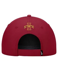 Nike Men's Cardinal Iowa State Cyclones 2026 Sideline Ripstop Dri-fit Adjustable Hat