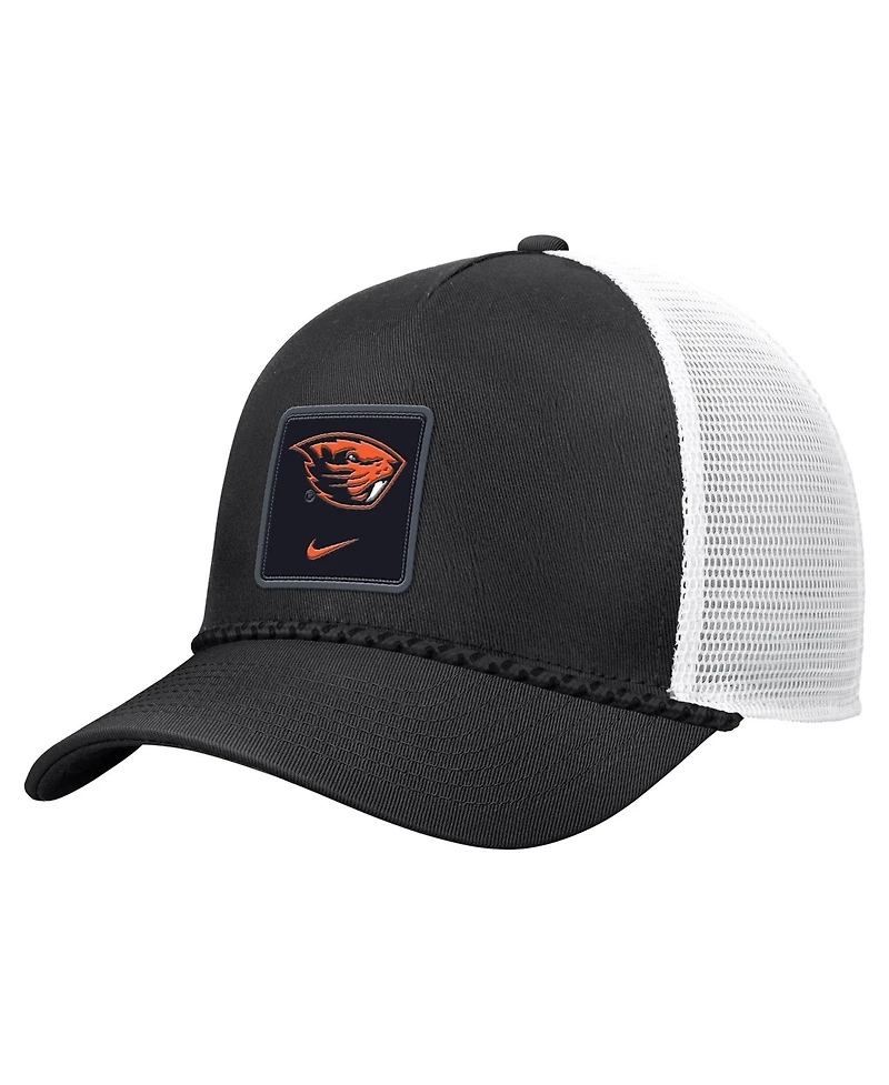 Nike Men's Black Oregon State Beavers 2026 On-Field Rope Adjustable Trucker Hat