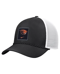 Nike Men's Black Oregon State Beavers 2026 On-Field Rope Adjustable Trucker Hat