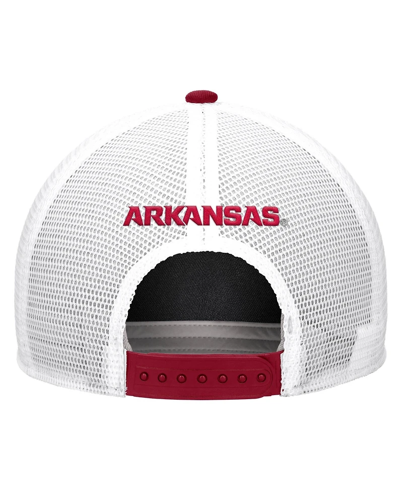 Nike Men's Cardinal Arkansas Razorbacks 2026 On-Field Rope Adjustable Trucker Hat