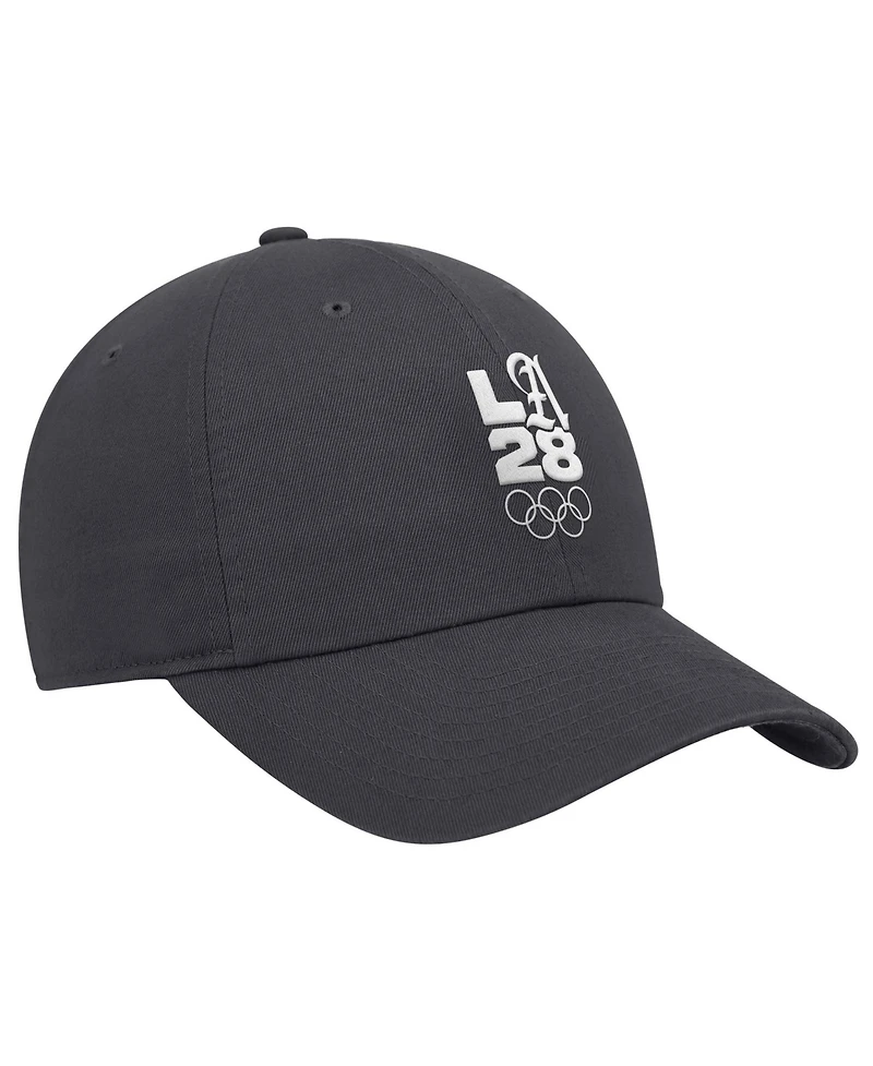 Nike Men's Anthracite LA28 Summer Olympics Script Club Adjustable Hat