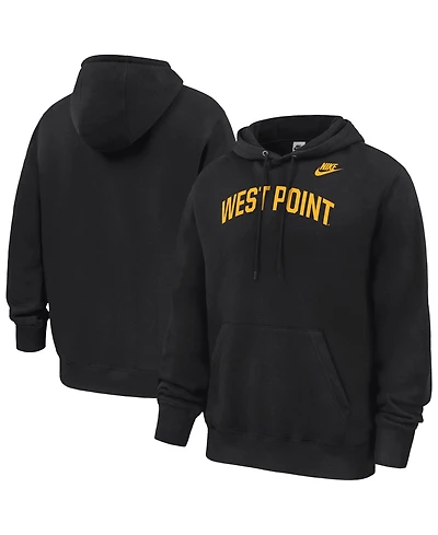 Nike Men's Black Army Knights 2026 West Point Classic Collection Club Fleece Hoodie