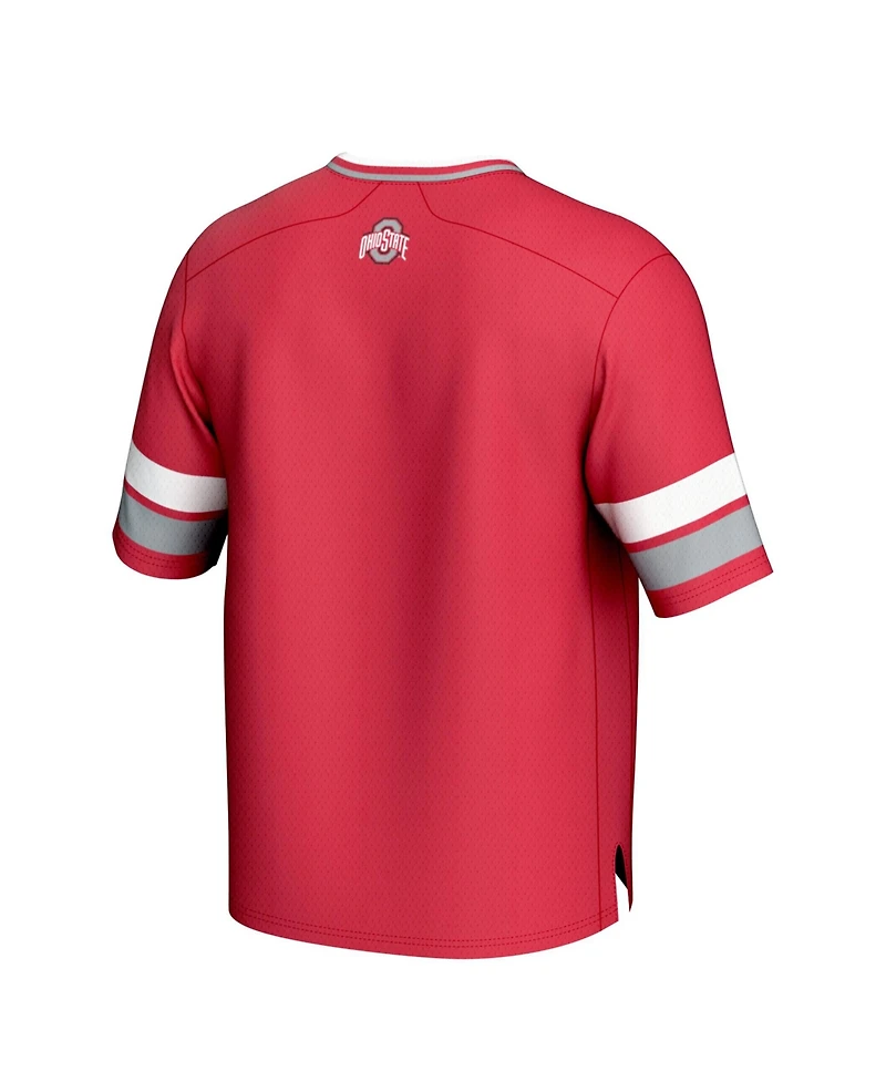 Gameday Greats Men's Scarlet Ohio State Buckeyes Spirit Football Jersey