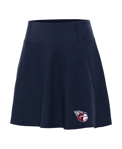 Antigua Women's Navy Cleveland Guardians Chip Skort